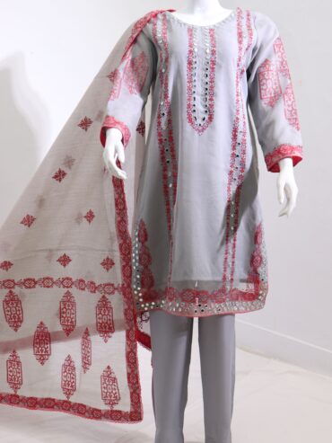 Pure Lawn Stuff Table Print Design 3 Pieces