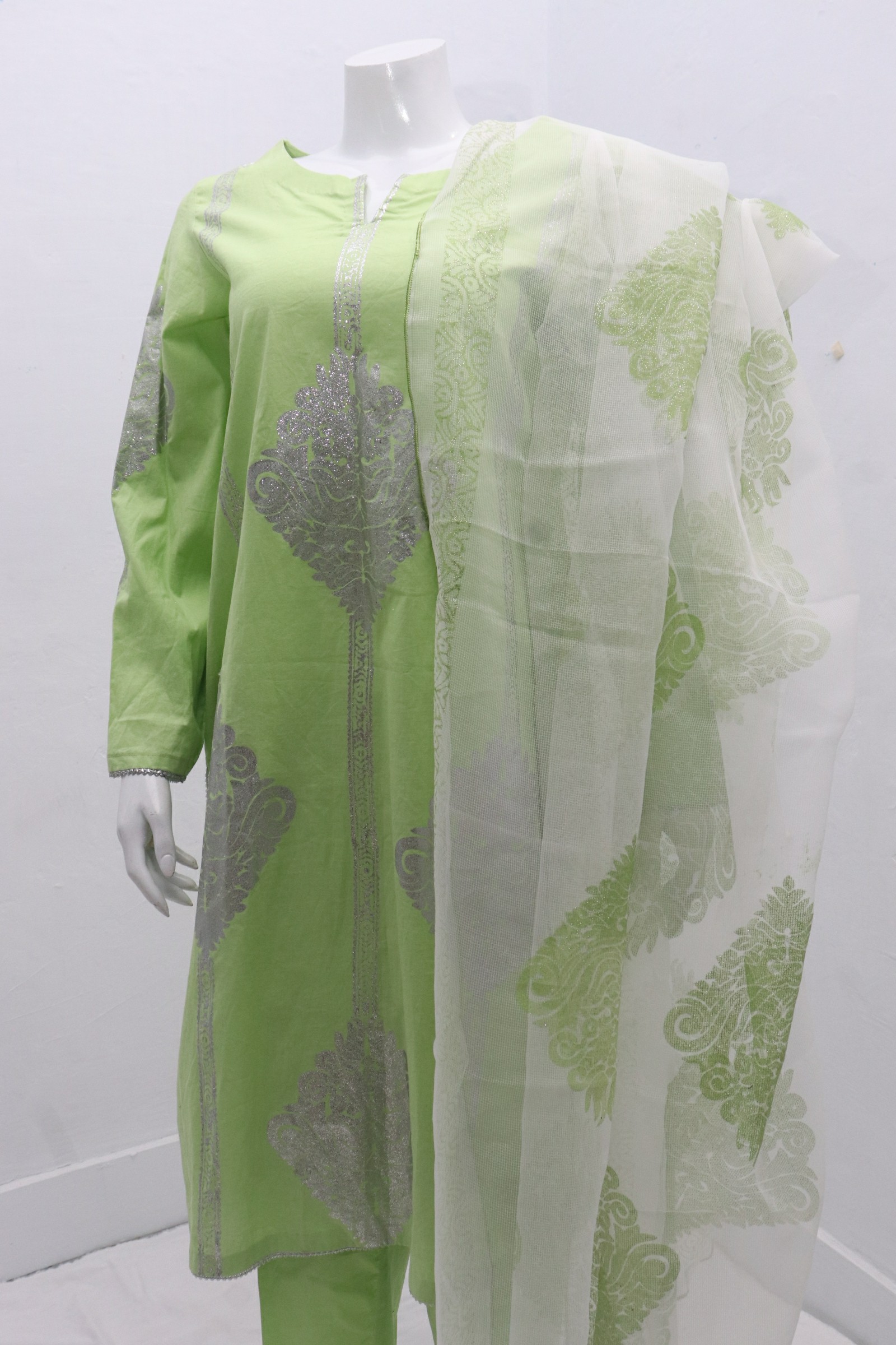 Pure Lawn Stuff Block Printing Design 3 Pieces - Image 3