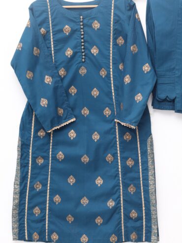 Pure Lawn Stuff Block Print Design 2 Pieces