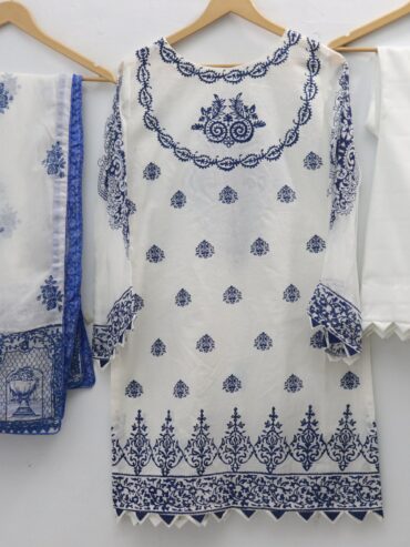 Pure Lawn Stuff Block Print Design 3 Pieces