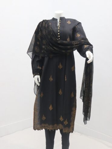 Pure Lawn Stuff Block Print Design 3 Pieces