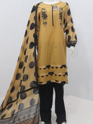 Pure Lawn Stuff Self Print Design 3 Piece