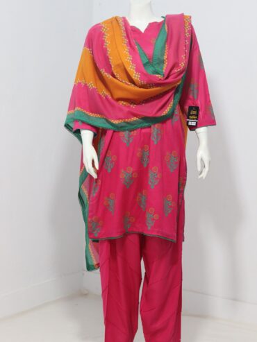 pure Lawn Stuff Block Print Design 3 piece