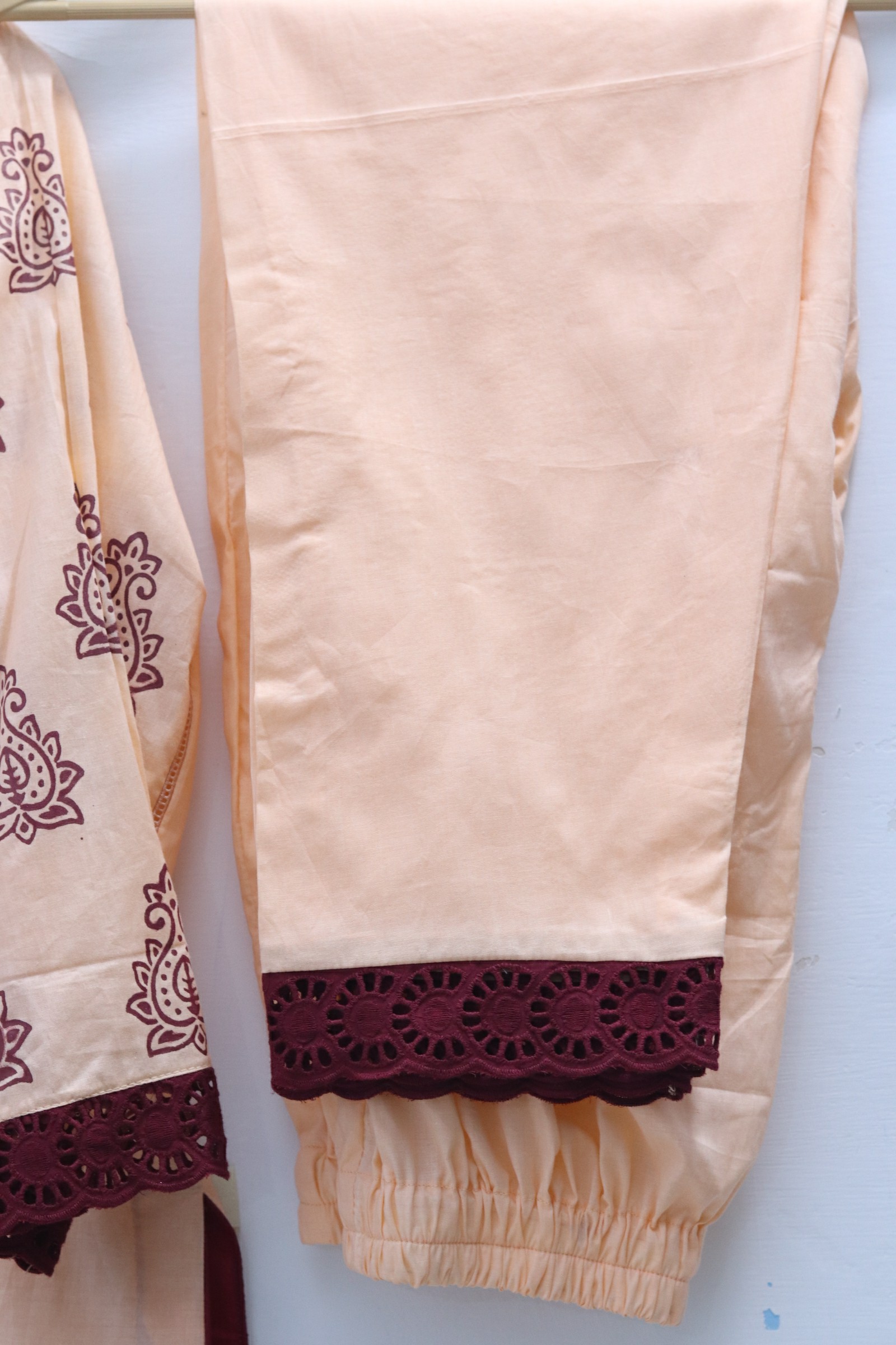 Pure Lawn Stuff Block Print & Embroidery Design 2 Piece - Image 3