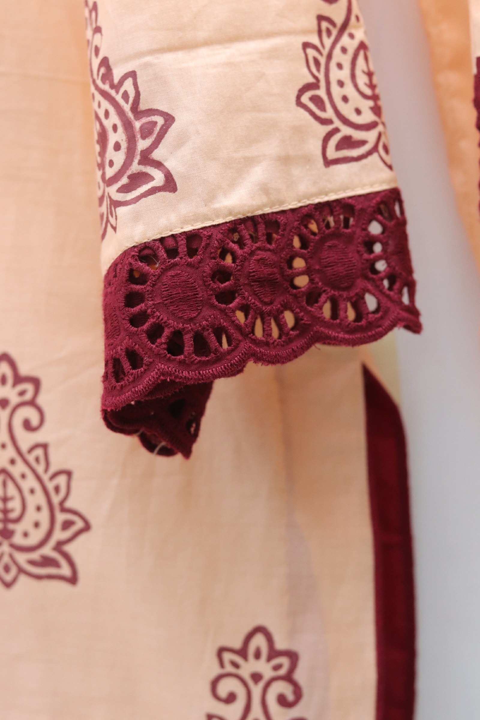 Pure Lawn Stuff Block Print & Embroidery Design 2 Piece - Image 5