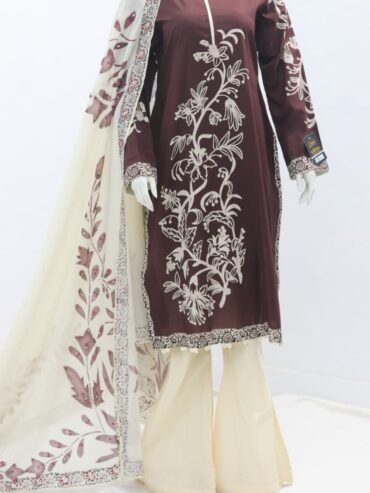 Prue Lawn Stuff  Block Print Design 3 piece