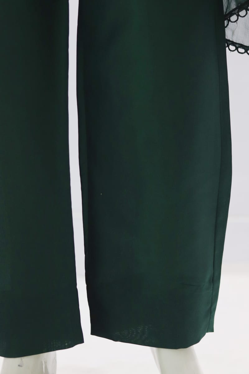 Pure indian chiffon fabric Emboridery Design 3 Piece - Image 3