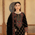 Zarmeen-Emaan-ZE-707-Premium-Embroidered-Lawn-Black-Suit