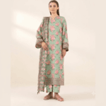 Sapphire Zuleyha 3 Piece Digital Printed Bana Dora Suit in Mint Green